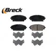 Jeu de 4 plaquettes de frein avant BRECK 25875 00 701 00 - Visuel 3