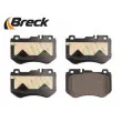 Jeu de 4 plaquettes de frein avant BRECK 25997 00 701 00 - Visuel 3