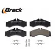 Jeu de 4 plaquettes de frein avant BRECK 29153 00 703 00 - Visuel 3
