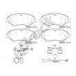 Jeu de 4 plaquettes de frein avant BRECK 29229 00 703 00 - Visuel 1