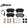 Jeu de 4 plaquettes de frein arrière BRECK 29232 00 703 00 - Visuel 3