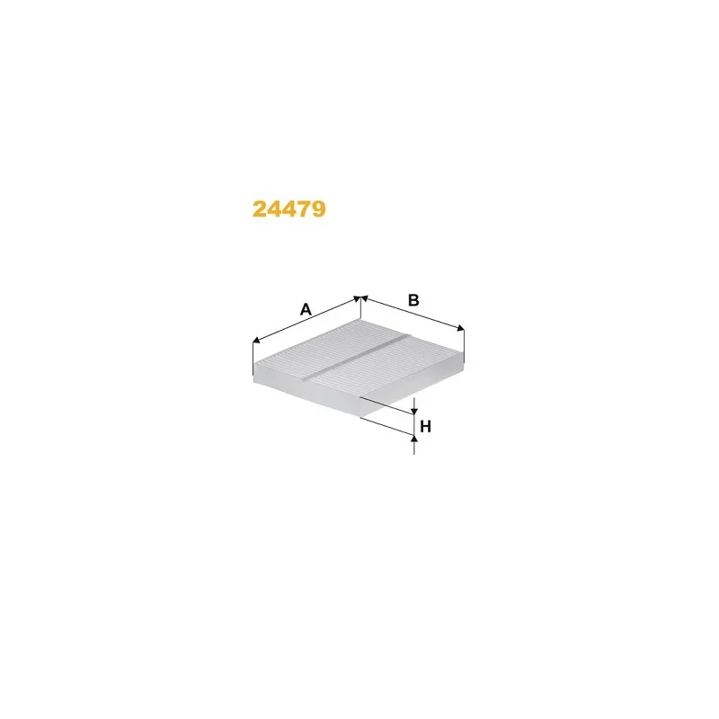 Filtre, air de l'habitacle WIX FILTERS 24479