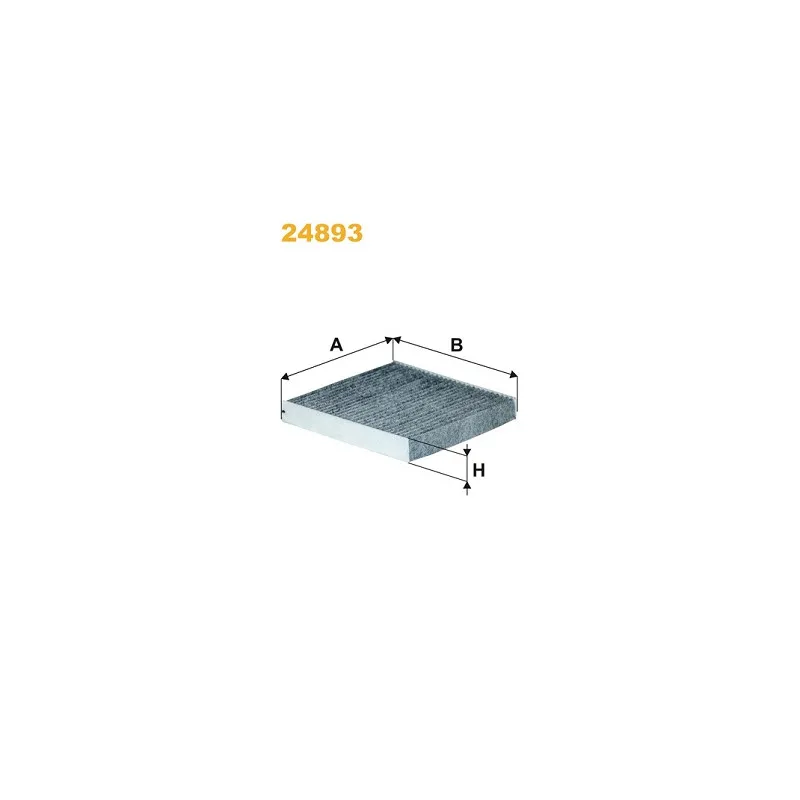 Filtre, air de l'habitacle WIX FILTERS 24893