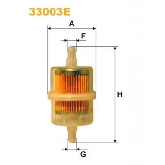 Filtre à carburant WIX FILTERS 33003E
