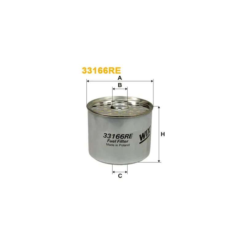 Filtre à carburant WIX FILTERS 33166RE