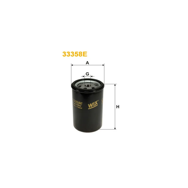 Filtre à carburant WIX FILTERS 33358E