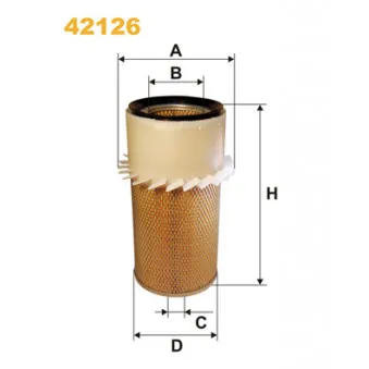Filtre à air WIX FILTERS 42126