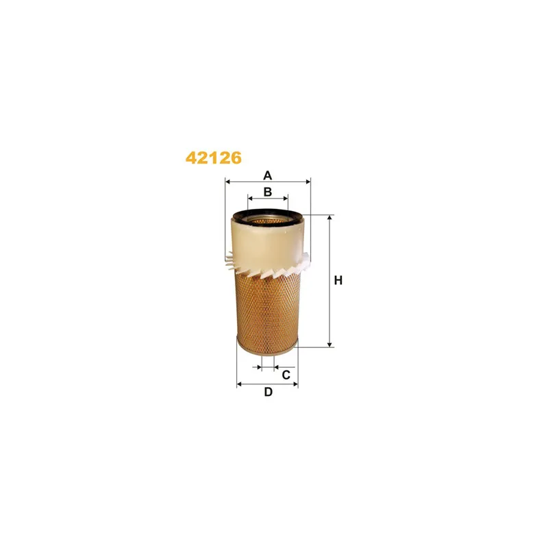 Filtre à air WIX FILTERS 42126