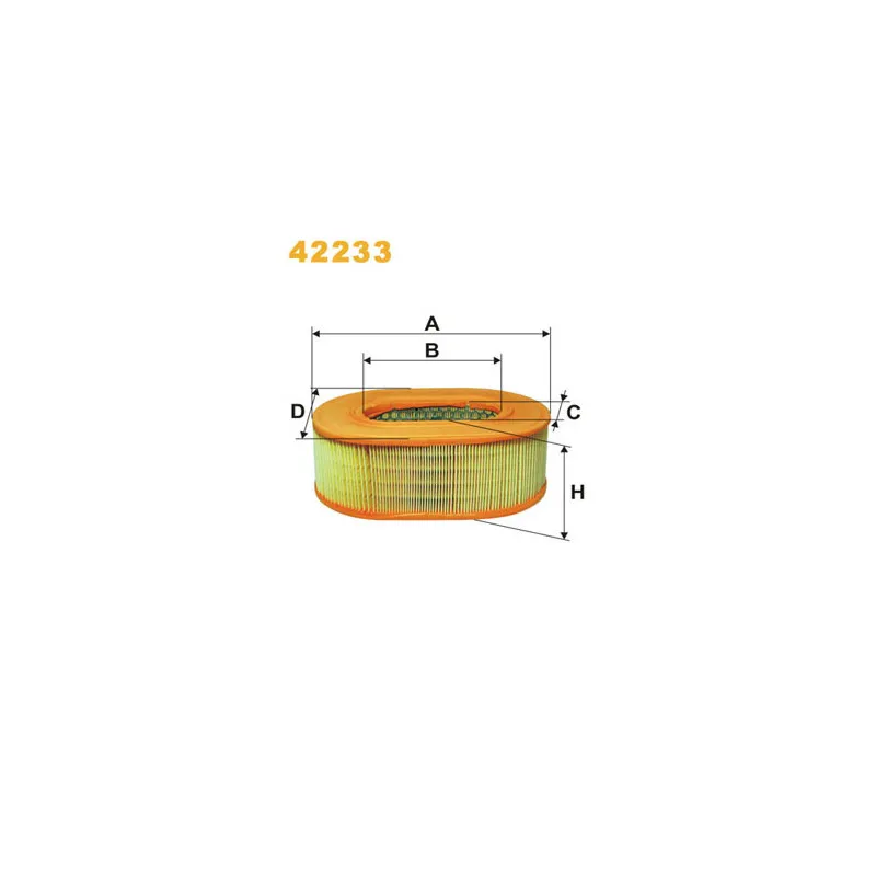 Filtre à air WIX FILTERS 42233