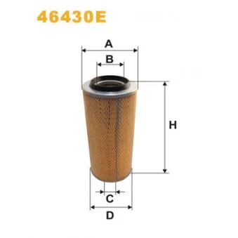 Filtre à air WIX FILTERS 46430E