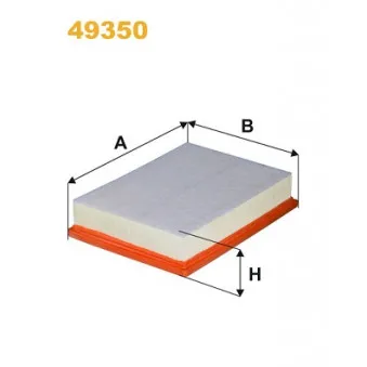Filtre à air WIX FILTERS 49350