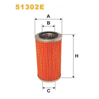 Filtre à huile WIX FILTERS 51302E