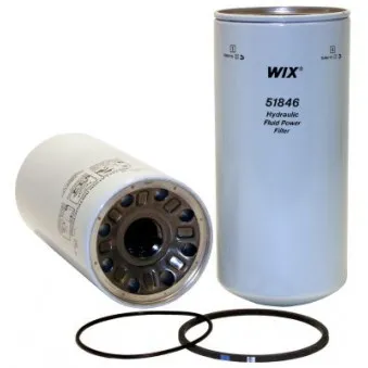 Filtre, système hydraulique de travail WIX FILTERS 51846
