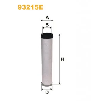 Filtre à air secondaire WIX FILTERS 93215E