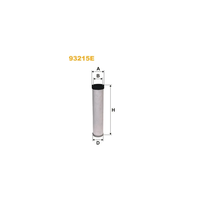Filtre à air secondaire WIX FILTERS 93215E