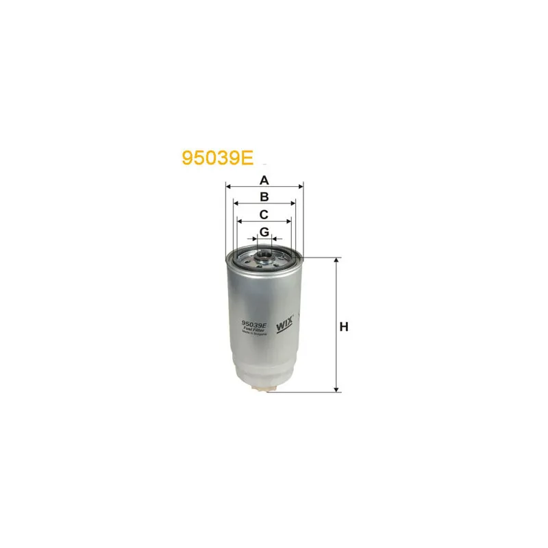 Filtre à carburant WIX FILTERS 95039E