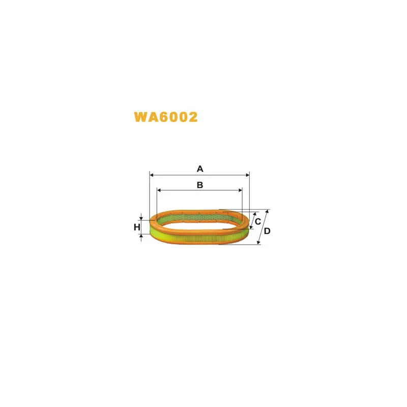 Filtre à air WIX FILTERS WA6002