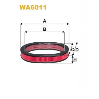 Filtre à air WIX FILTERS WA6011