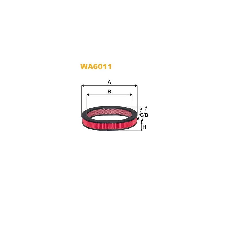 Filtre à air WIX FILTERS WA6011