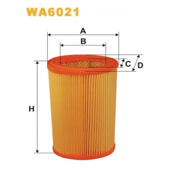 Filtre à air WIX FILTERS WA6021