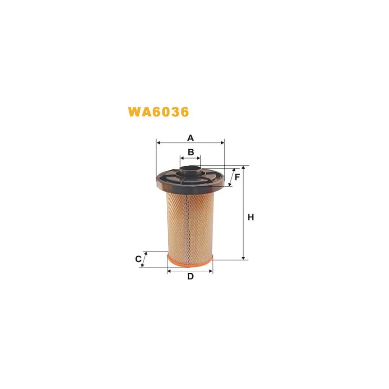 Filtre à air WIX FILTERS WA6036