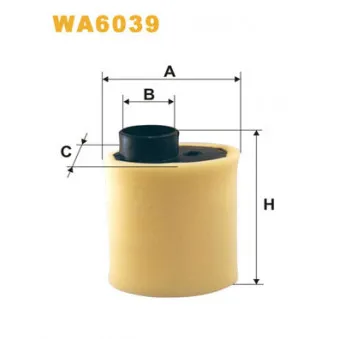 Filtre à air WIX FILTERS WA6039