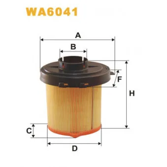Filtre à air WIX FILTERS WA6041