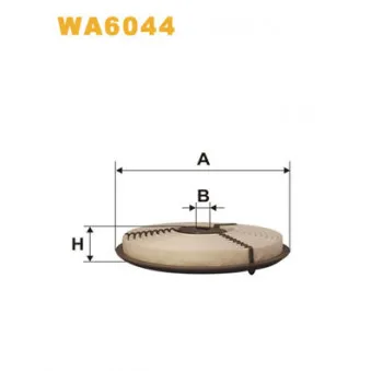 Filtre à air WIX FILTERS WA6044
