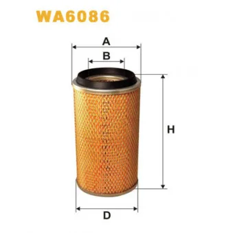 Filtre à air WIX FILTERS WA6086
