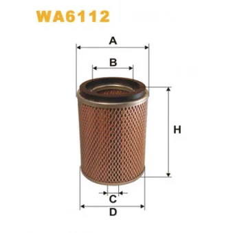 Filtre à air WIX FILTERS WA6112
