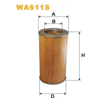 Filtre à air WIX FILTERS WA6118