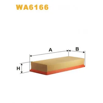 Filtre à air WIX FILTERS WA6166