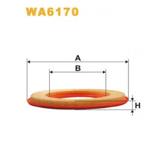 Filtre à air WIX FILTERS WA6170
