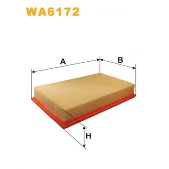 Filtre à air WIX FILTERS WA6172