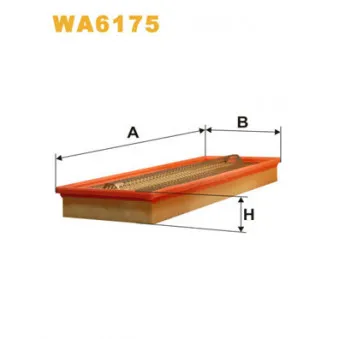 Filtre à air WIX FILTERS WA6175