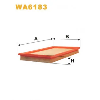 Filtre à air WIX FILTERS WA6183