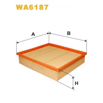Filtre à air WIX FILTERS WA6187