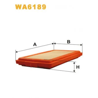 Filtre à air WIX FILTERS WA6189