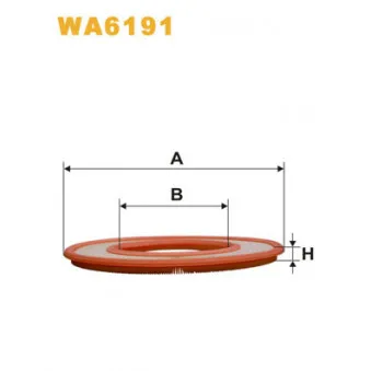 Filtre à air WIX FILTERS WA6191