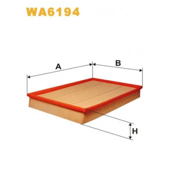 Filtre à air WIX FILTERS WA6194