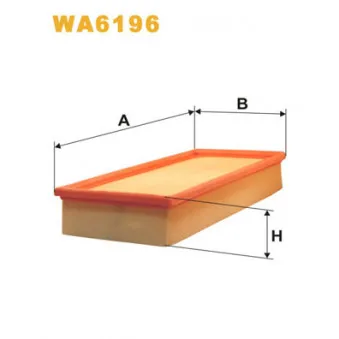 Filtre à air WIX FILTERS WA6196