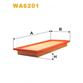 Filtre à air WIX FILTERS WA6201