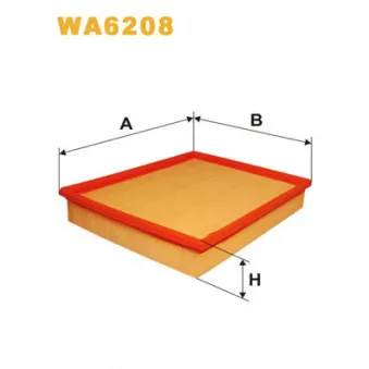 Filtre à air WIX FILTERS WA6208