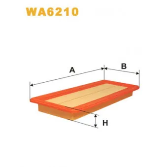 Filtre à air WIX FILTERS WA6210