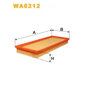 Filtre à air WIX FILTERS WA6212