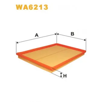 Filtre à air WIX FILTERS WA6213