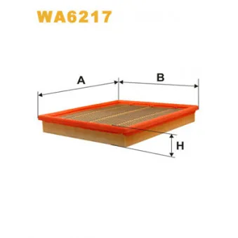 Filtre à air WIX FILTERS WA6217