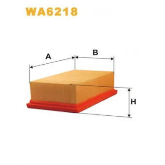 Filtre à air WIX FILTERS WA6218
