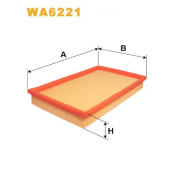 Filtre à air WIX FILTERS WA6221