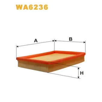 Filtre à air WIX FILTERS WA6236